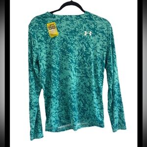 Under Armour Boys' Outdoor Long Sleeve Tee, Stylish Crew Neckline, Youth Large